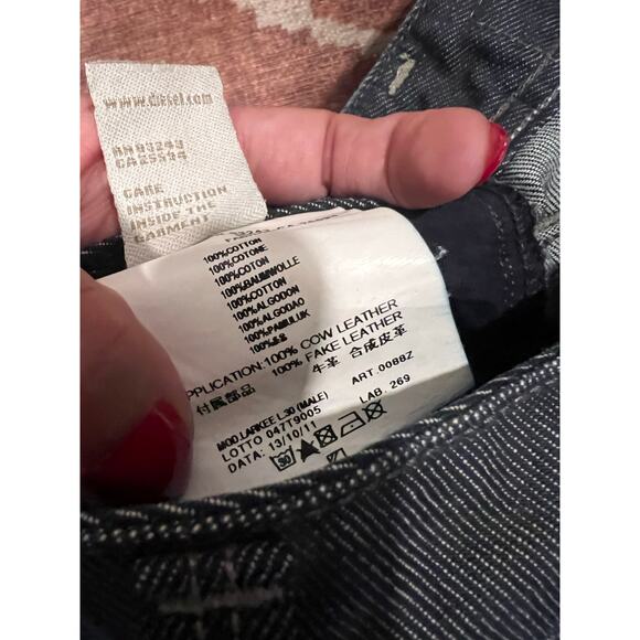 Vintage Diesel Men’s Jeans 33 Faded Black Grey - Picture 8 of 8